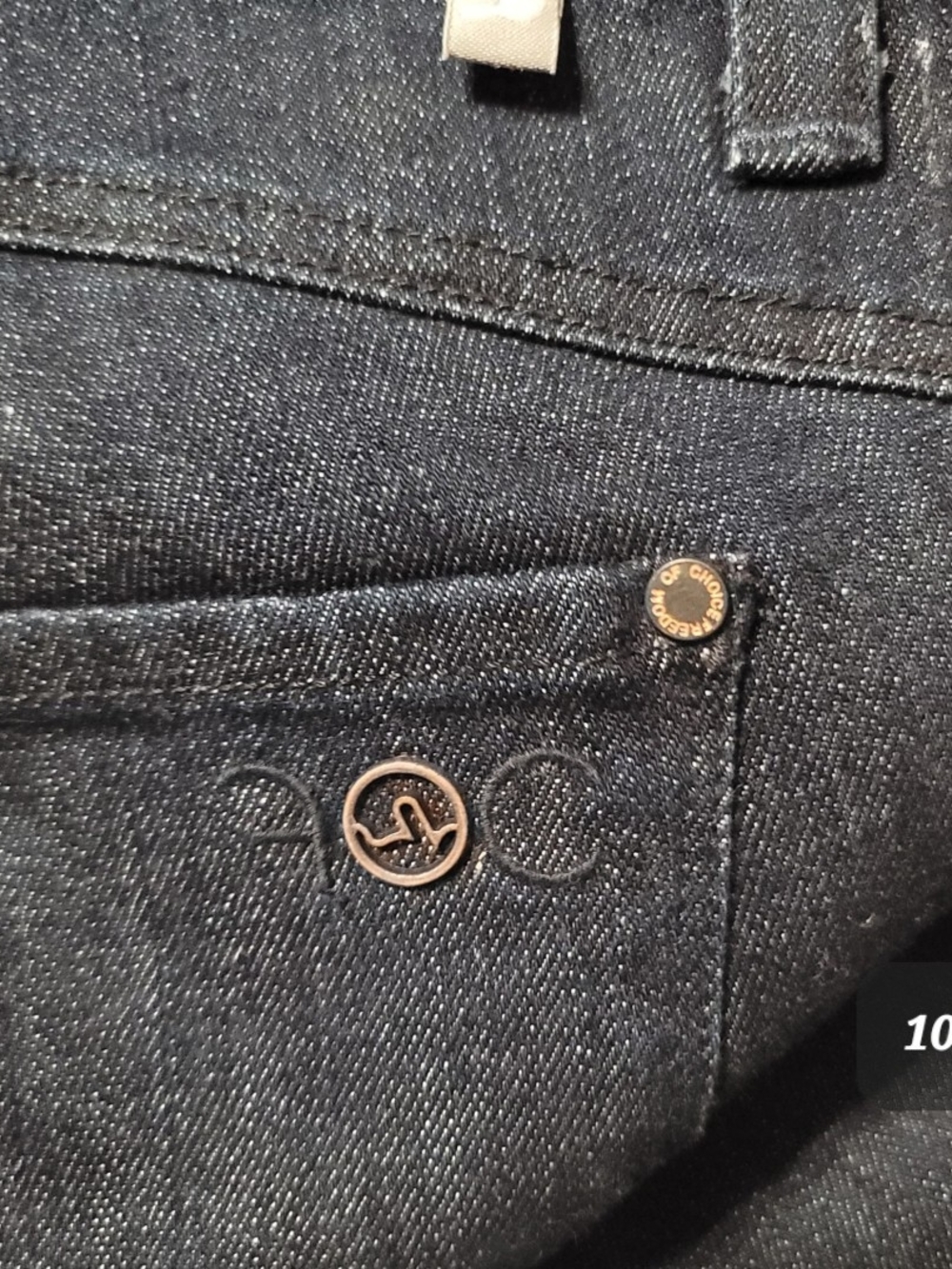 FREEDOM OF CHOICE - 28x29 Women's Dark Blue Slim Jeans - Picture 8 of 11